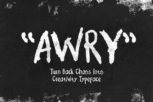 Awry Font: Embrace Creative Chaos in Your Typography