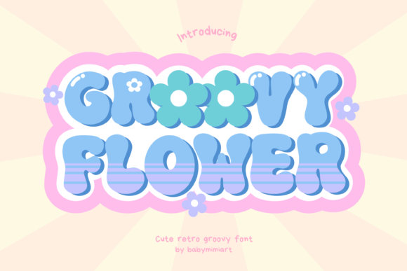 Bring Retro Charm to Your Designs with Groovy Flower