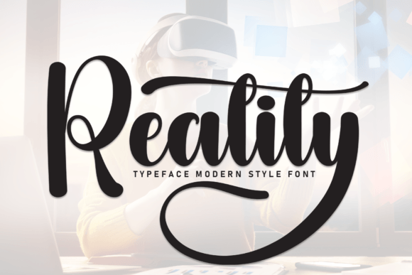 Discover Reality: The Flowing Handwritten Font with Timeless Elegance