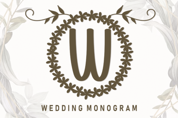 Discover the Elegance of Wedding Monogram Typography