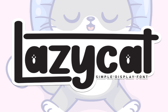 Lazycat: A Playful Script Font with Charming Details