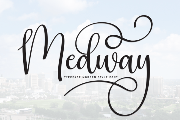 Medway: A Handwritten Font for Welcoming Designs